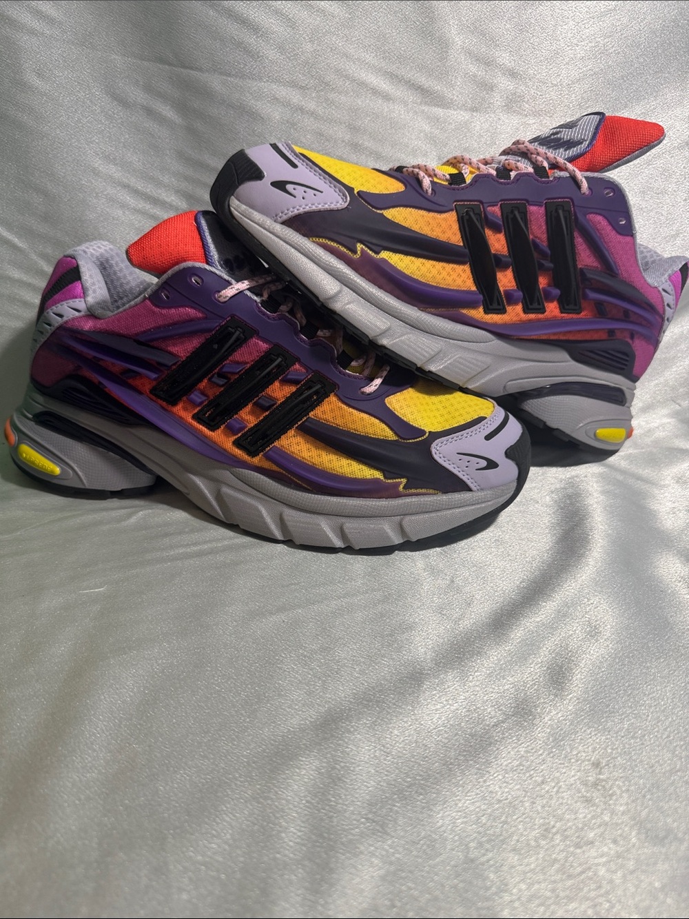 Pharrell x adidas Adistar Jellyfish sneakers-vibrant purple/yellow/pink🔥New!
